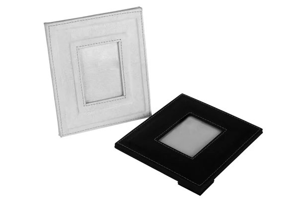 Close-up of two empty photo frames — Stock Photo, Image