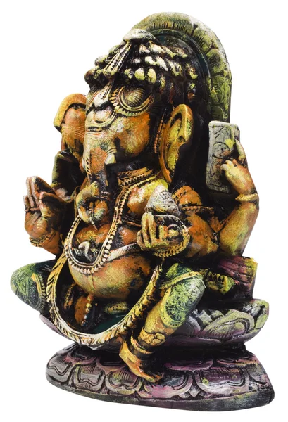 Lord ganesha bir heykelcik Close-Up — Stok fotoğraf