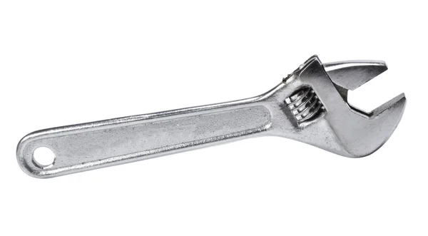 Close-up of an adjustable wrench — Stock Photo, Image