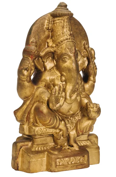 Close-up de uma estatueta de Lord Ganesha — Fotografia de Stock