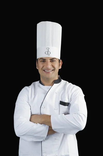 Portrait of a chef smiling — Stock Photo, Image