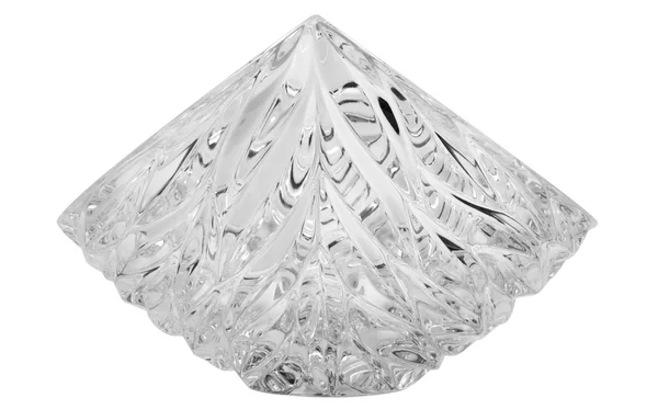 Close-up van een kristal kom — Stockfoto