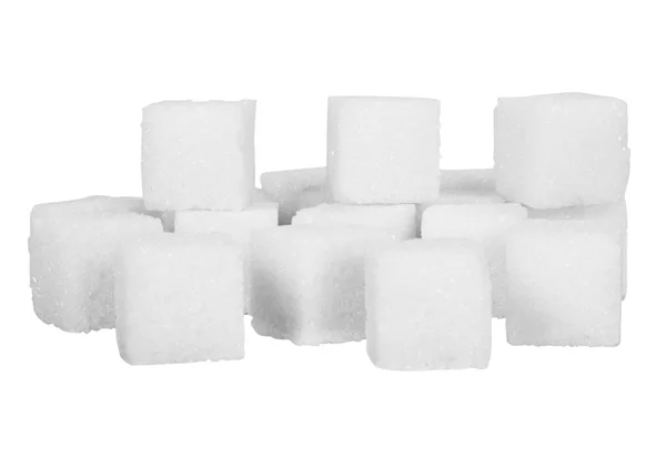 Primer plano de los cubos de azúcar —  Fotos de Stock