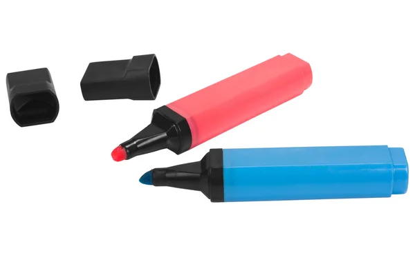 Close-up of highlighter pens — Stock Photo, Image