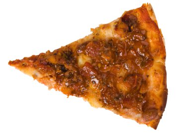 bir dilim pizza Close-Up