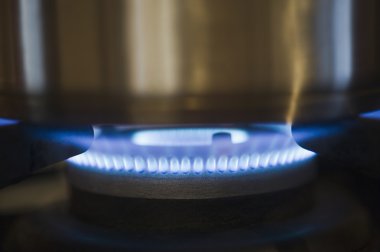 Pan bir gaz sobası brülör