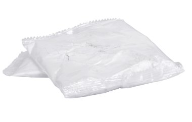 Plaster of Paris in polythene bags clipart