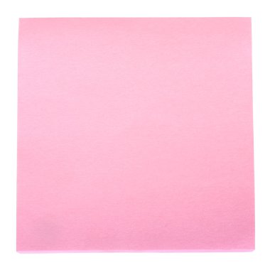 boş bir yapışkan not Close-Up