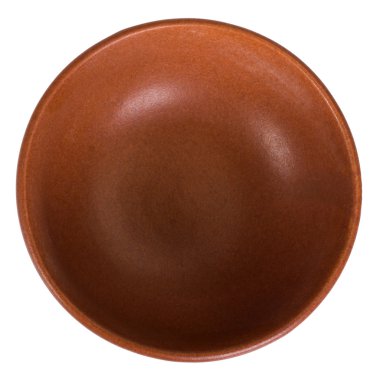 kahverengi bir seramik kase Close-Up