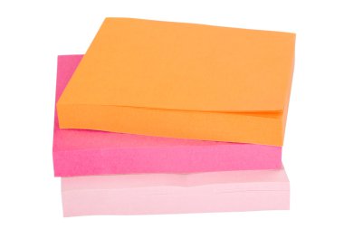 Yapışkan not yığını