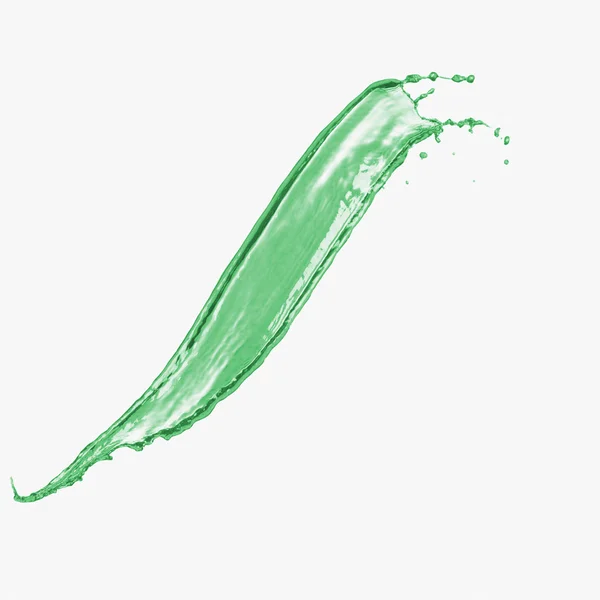 Splash of green paint — Stock Photo, Image