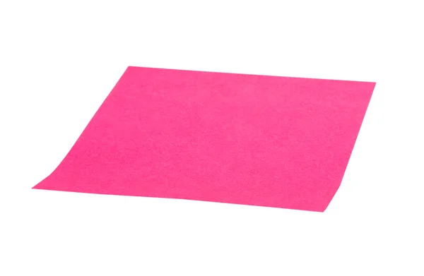Close-up of a blank adhesive note — Stock Photo, Image