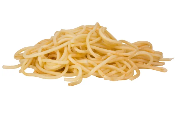 Zbliżenie: gotowane spaghetti — Zdjęcie stockowe