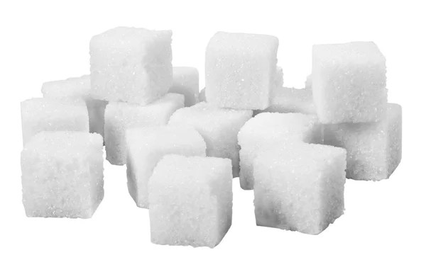 Крупним планом цукрові кубики — стокове фото