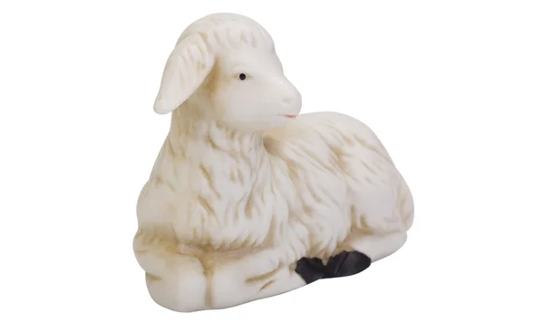 Close-up of a figurine of lamb — Stock Photo, Image