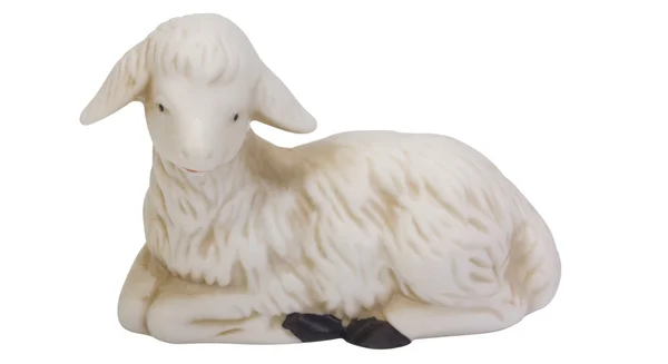 Close-up of a figurine of lamb — Stock Photo, Image