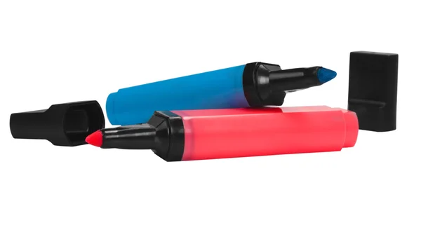 Close-up of highlighter pens — Stock Photo, Image