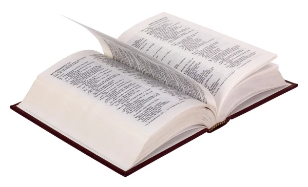 Közeli kép: a nyitott Biblia — Stock Fotó
