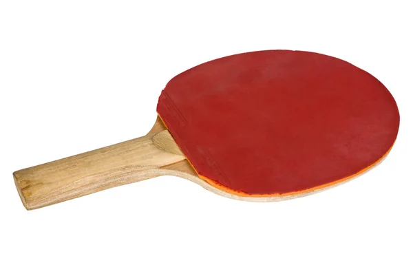 Primo piano di una racchetta da ping pong — Foto Stock