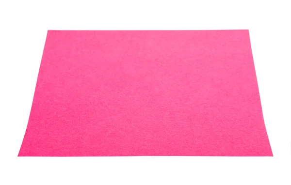 Primer plano de una nota adhesiva en blanco — Foto de Stock