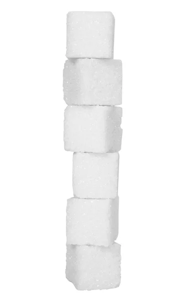 Пачка кубиков сахара — стоковое фото