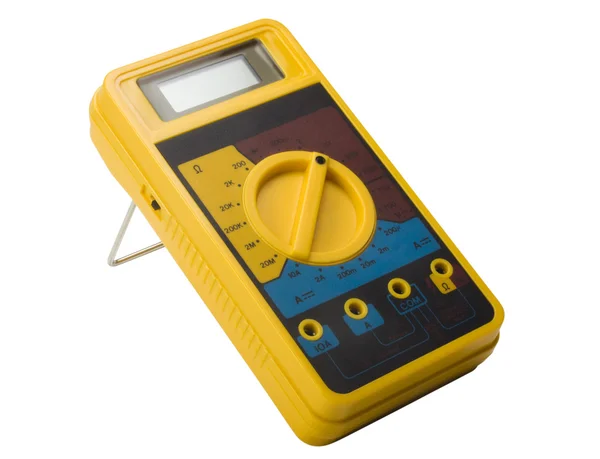 Close-up van een digitale multimeter — Stockfoto