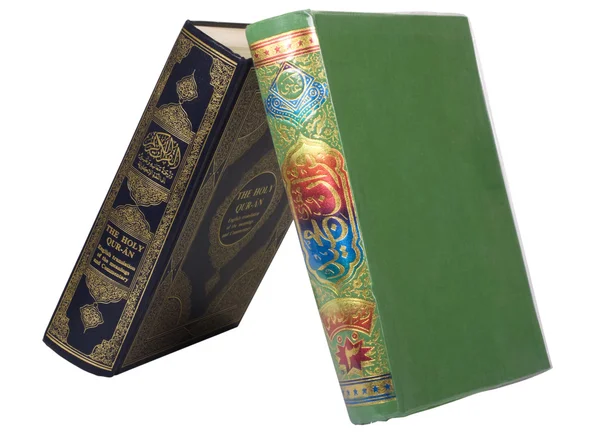 Primer plano de los libros del Corán — Foto de Stock