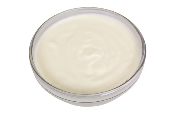 Close-up of a bowl of curd — Stock Photo, Image