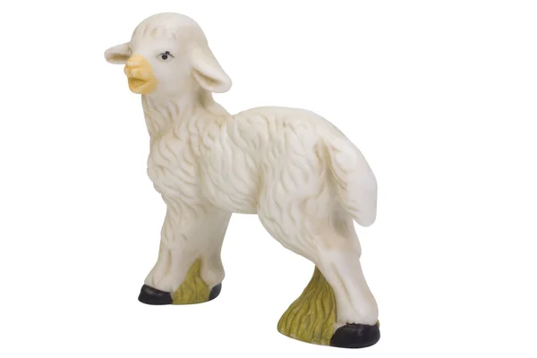 Close-up of a figurine of lamb — Stock Photo, Image
