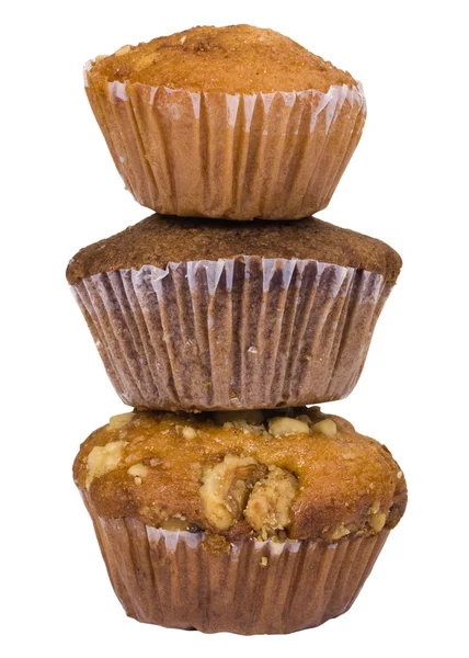 Close-up of a stack of muffins — Stock Photo, Image