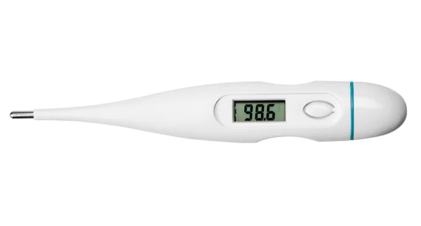 Nahaufnahme eines digitalen Thermometers — Stockfoto