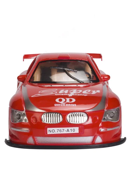 Primer plano de un coche de juguete controlado a distancia — Foto de Stock