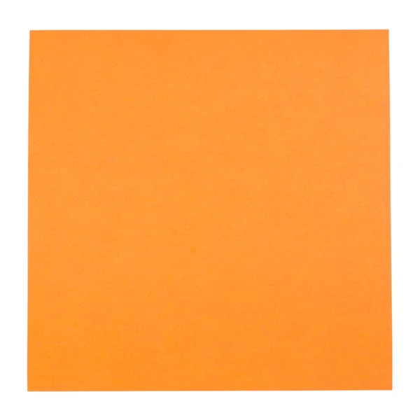 Close-up of a blank adhesive note — Stock Photo, Image