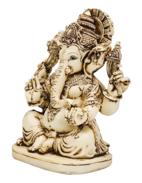 Lord ganesha bir heykelcik Close-Up — Stok fotoğraf