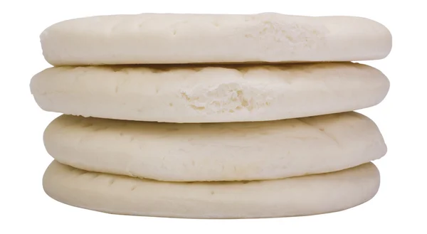 Close-up of a stack of pizza dough — Stock Photo, Image