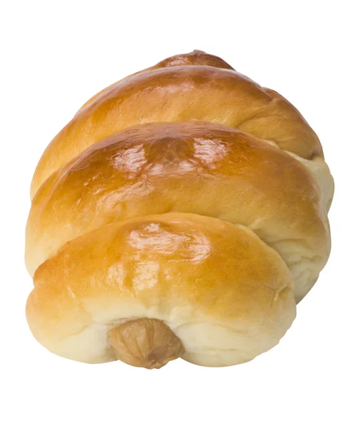 Крупный план фаршированного хлеба — стоковое фото
