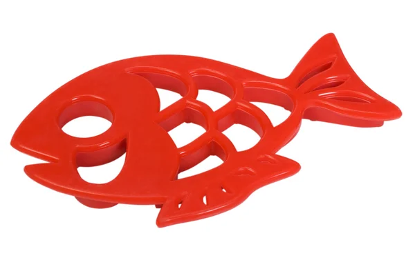 Detail ryb ve tvaru hliněné formy — Stock fotografie