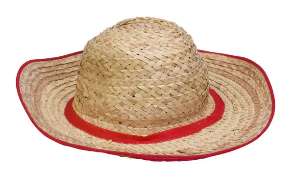 Detail slaměného klobouku — Stock fotografie