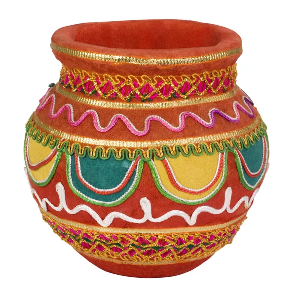 Close-up of a decorative pot — Stock Photo, Image