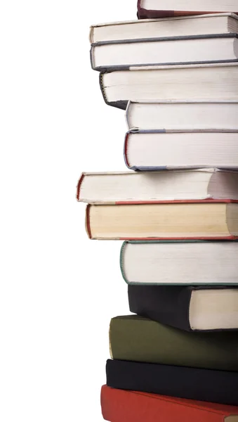 Close-up of a stack of books — Stock Photo, Image