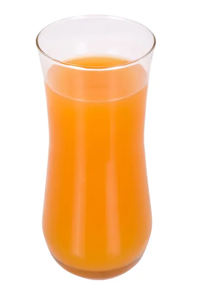 Nahaufnahme eines Glases Orangensaft — Stockfoto