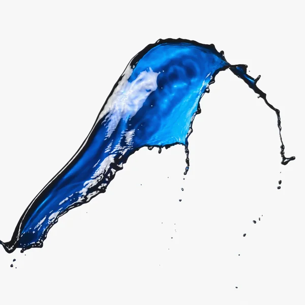 Splash του χρώματος μπλε — Φωτογραφία Αρχείου