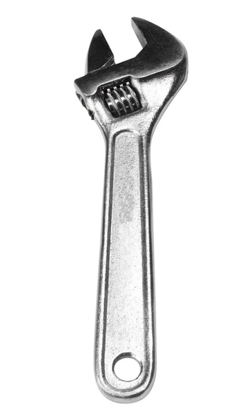 Close-up of an adjustable wrench — Stock Photo, Image