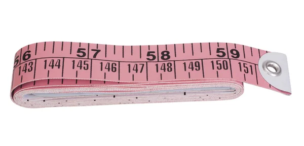 Aproximação das medidas em matéria de fita — Fotografia de Stock