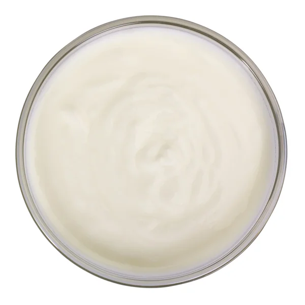 Close-up of a bowl of curd — Stock Photo, Image