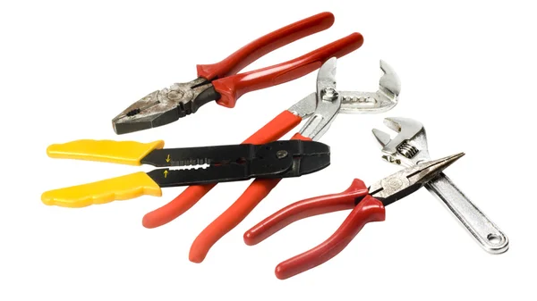 Close-up of assorted hand tools — Stock Photo, Image