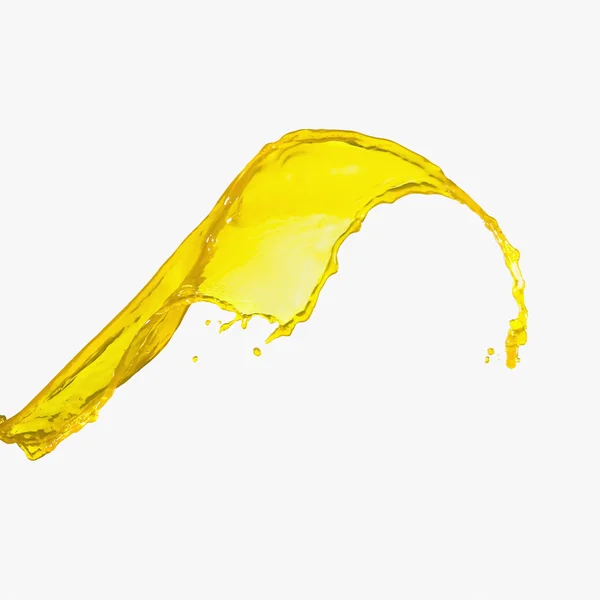 Splash of yellow paint — Stock Photo, Image