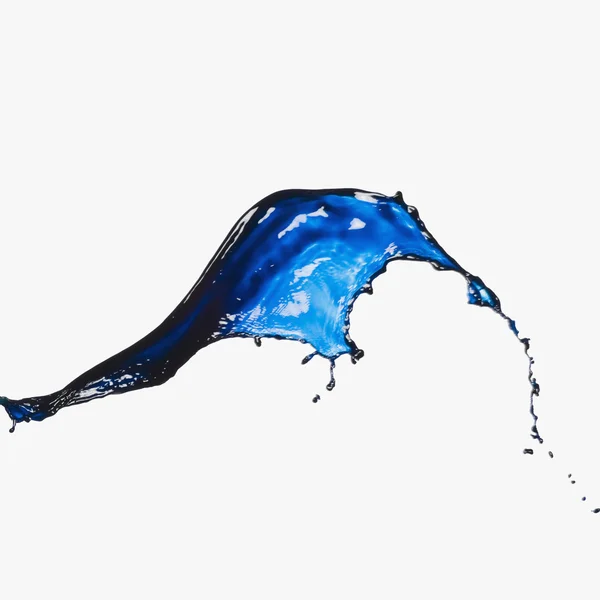 Splash of blue paint — Stock Photo, Image