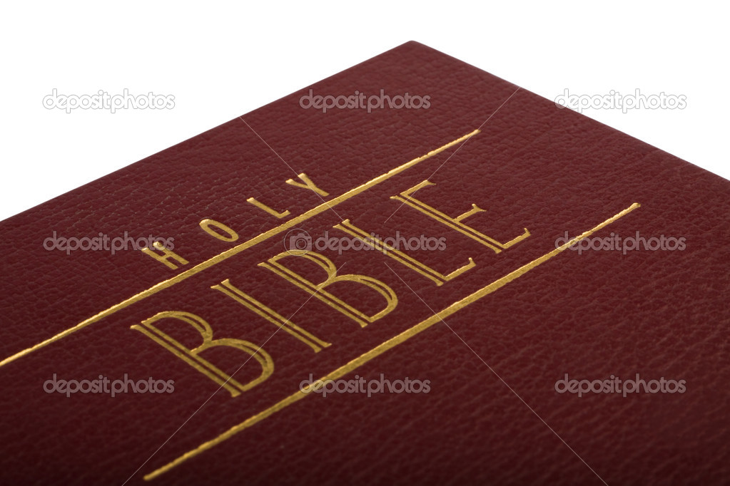 Close-up of the Bible