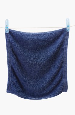 havlu kurutma clothesline üzerinde